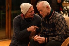 Dito Montiel and Bill Murray BTS of Riff Raff Courtesy of Roadside Attractions
