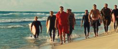 Julian McMahon and cast in The Surfer courtesy of Roadside Attractions