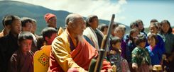 Kelsang Choejey in The Monk and the Gun Courtesy of Roadside Attractions