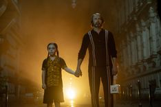 Mads Mikkelsen and Sophie Sloan in Dust Bunny Courtesy of Roadside Attractions