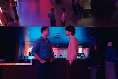 Dylan O'Brien and James Sweeney in Twinless Courtesy of Roadside Attractions
